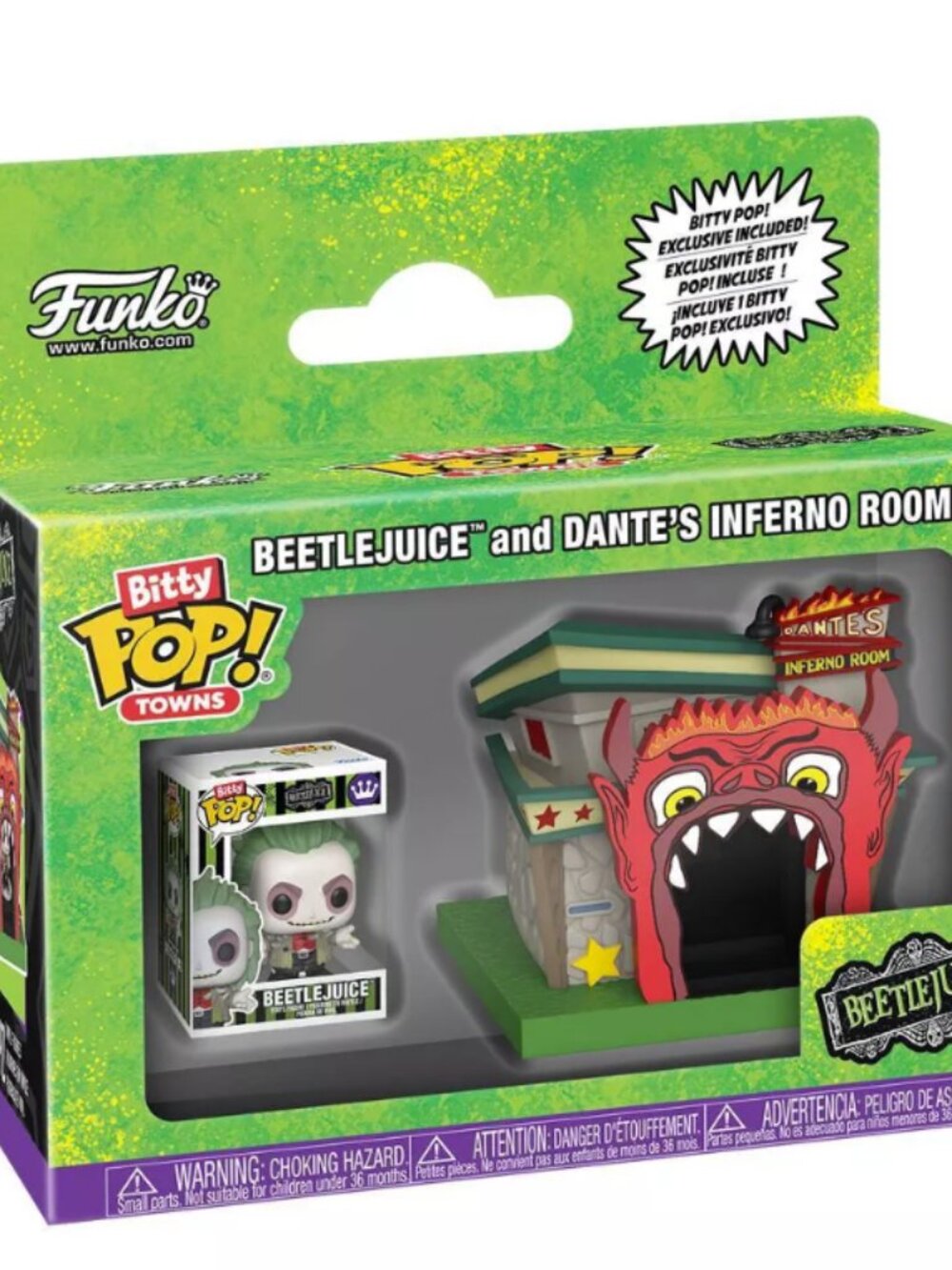 Funko Bitty Pop! Town Beetlejuice Dante's Inferno Room Mini Figure Set